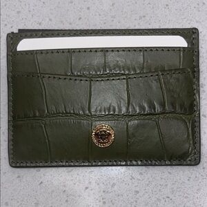 Versace Olive Green Card Holder
